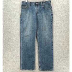 Carhartt Jeans Mens 36 X 32 Blue Denim Relaxed Fit Straight Leg Rugged Workwear